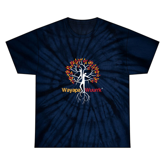 Unisex Tie Dye Cotton Tree Tee - Eco-Friendly Tee, Casual Wear, Nature Lovers Shirt, Gift for Environment Enthusiasts, Creative Tie Dye Top
