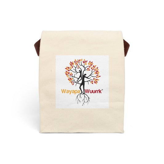 Eco-Friendly Canvas Lunch Bag with Tree Design | Sustainable Tote for School, Work, Picnic, Gift Idea, Lunchbox