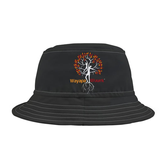 Stylish Bucket Hat, Tree Design Fashion Hat, Summer Outdoor Accessories, Gift for Nature Lovers, Eco-Friendly Headwear