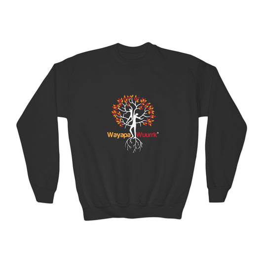 Youth Crewneck Sweatshirt with Inspirational Tree Design, Comfortable Casual Wear, Gift for Kids, Perfect for Family Gatherings, Cozy [...]