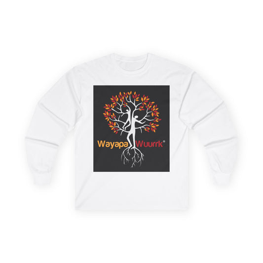 Nature-Inspired Long Sleeve Tee, Tree of Life Shirt, Eco-Friendly Top, Fall Vibes Apparel, Earth Day Gift