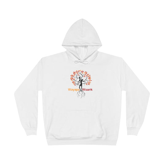 Eco-Friendly Tree Design Pullover Hoodie, Unisex Sweatshirt, Sustainable Fashion, Nature Lover Gift, Fall Wardrobe Essential