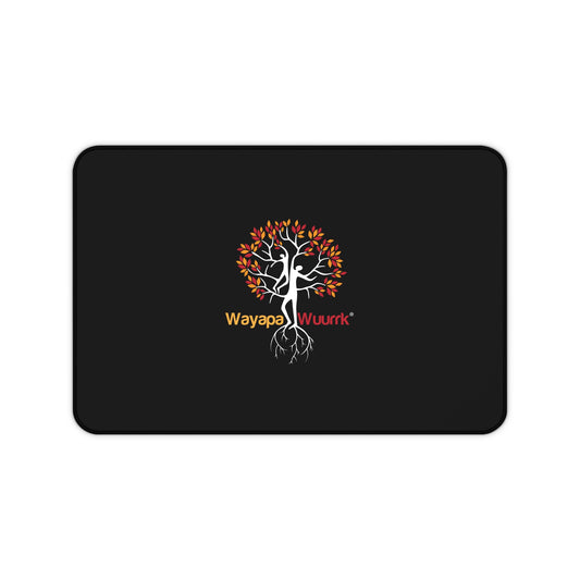 Autumn-Themed Desk Mat with Inspirational Design, Office Decor, Gift for Students, Teachers, Home Workspace, Fall Season